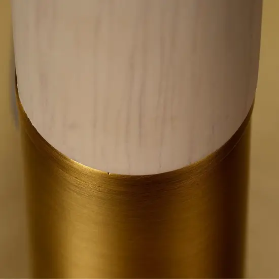 Jamie Young Company Table Lamp with Rounded Cone Shade - 28.25" - Brown and Bronze Tone {4}