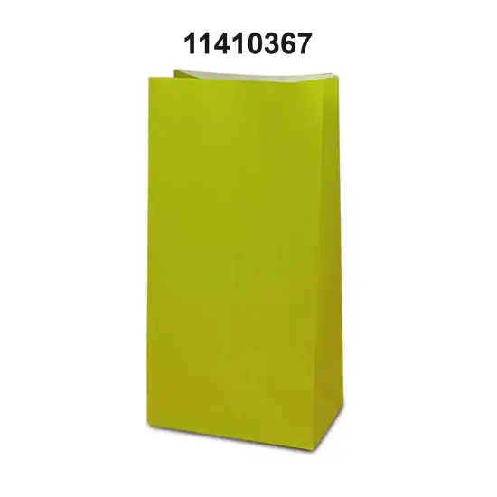 Colored Paper Packaging Bags 4 5/8'' x 2 3/8'' x 8 3/16'' {3}