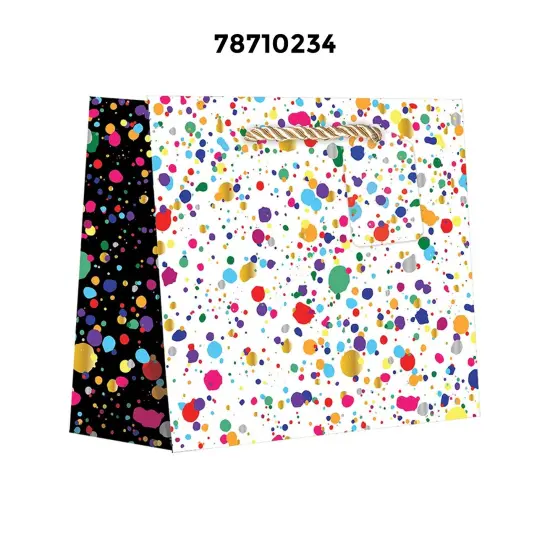 Patterned Gift Bags 10 X 5 X 12 1/2 Attractive Eco Packaging Solution {2}