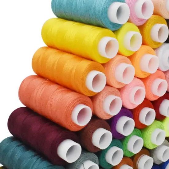 60 Color Polyester Threads - 250 Yard Per Spools Sewing Kit {5}