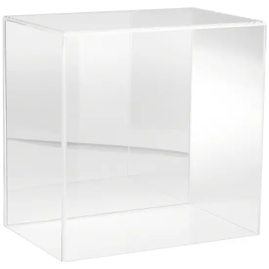 Plymor Clear Acrylic Display Case, 12" W x 8" D x 12" H No Base (Mirrored) {1}