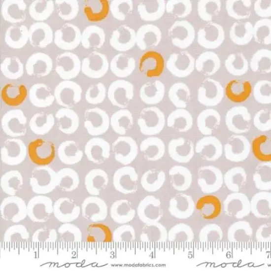 Bluish Bobbins Sand 44"/45" Fabric Per Yard {1}