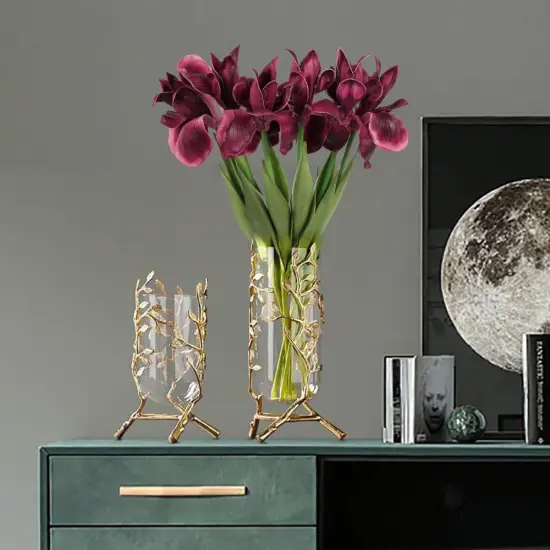 Artificial Real Touch Flowers 6 PCS 18.9 in Long Stems Flowers Artificial {4}