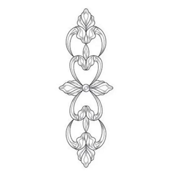 10" x 30" Exquisite Clear Glass Bevel Cluster EC930 {1}