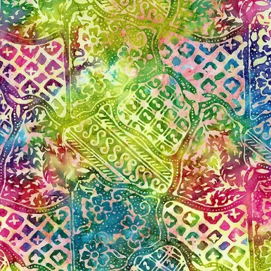 Happy Starflowers & Dots Cotton Wideback Fabric per yard {1}