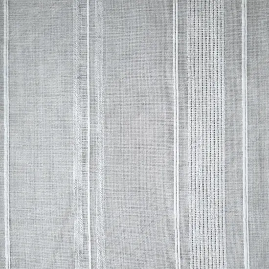 Vector Sheer Wide Polyester Flame Retardant Bleach White {1}