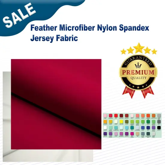 Feather Microfiber Nylon Spandex Jersey Fabric Chocolate Brown {2}