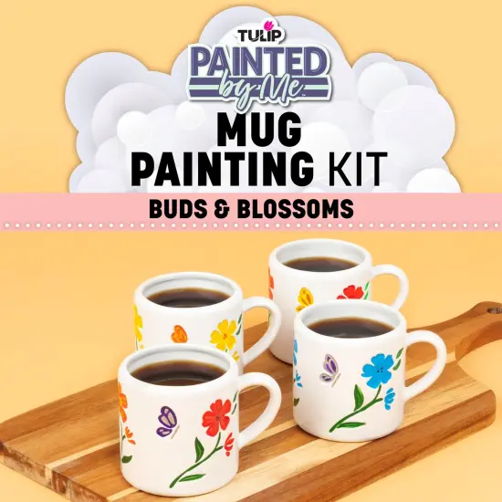 Tulip Painted by Me Buds & Blossoms 4-Pc. Mug Kit {5}