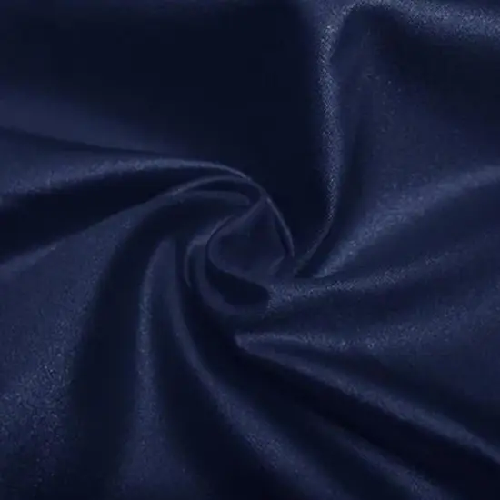 Venom Shiny Look Spandex Fabric Blue Navy {1}