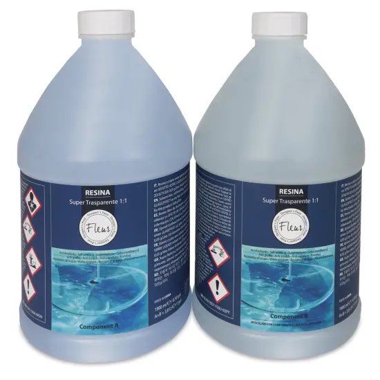 Fleur Super Clear Resin - Resin and Hardener, 3.8 L {1}