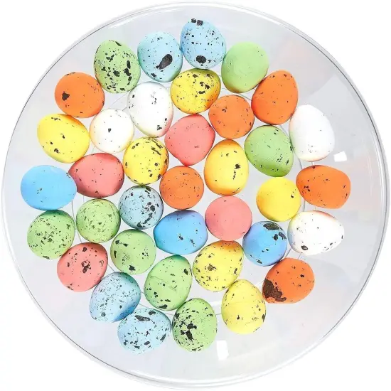 Mini Easter Eggs for Crafts, Foam Eggs for DIY Projects and Easter Decor (216 Pack) {4}