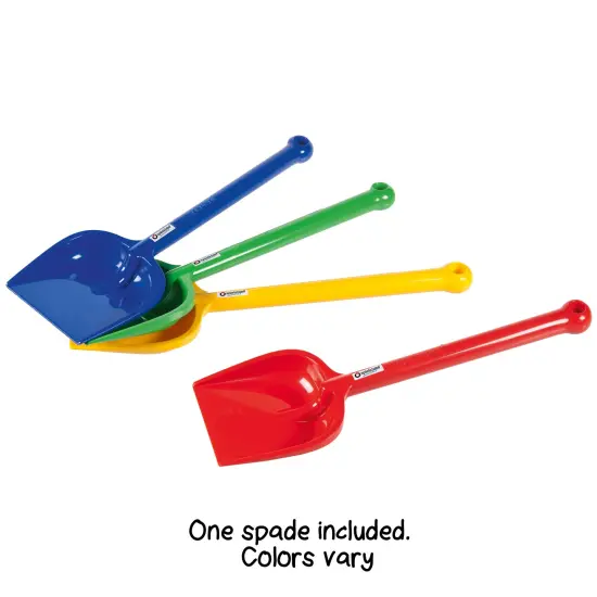 Spielstabil Toddler Beach Sand Toys - Short Handled Classic Spade Shovel,Beach Essentials for Kids Ages 2.5 & Up, Colors Vary Multicolor {1}