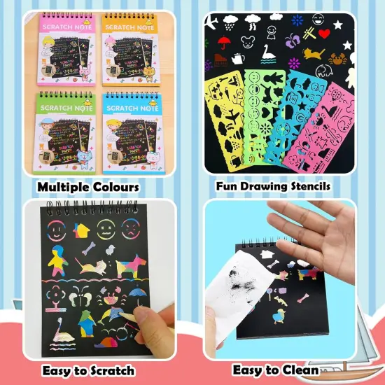 24 Pack Scratch Notebooks {3}