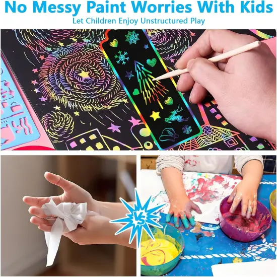 Scratch Art, 40 Sets 5 Styles Scratch Art {3}