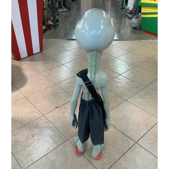 Alien Paul With Satchel Life Size Statue {6}