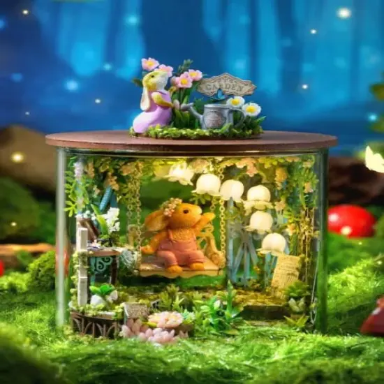 Miniature Wizardi Roombox Kit - Fantasy Wonderland Dollhouse Kit {1}