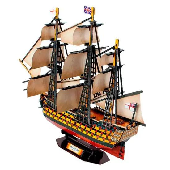 Model Ship Kit - HMS Victory Battleship. Papercraft 3D Puzzle {2}