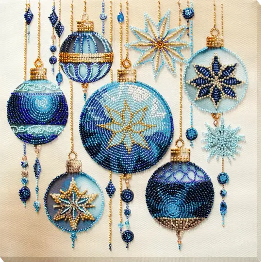 Bead Embroidery Kit - Crystal patterns {1}