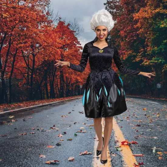 Womens Classic Ursula Costume Live Action Little Mermaid Disney Perfect for Halloween {1}