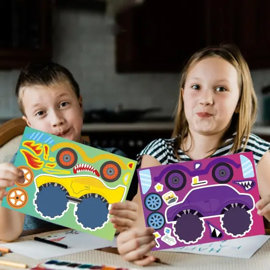 32PCS Monster Truck Stickers {4}