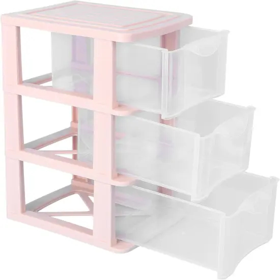 3 Drawer Cube Storage Organizer for Home Office,3 Drawer Desktop Organizer {1}