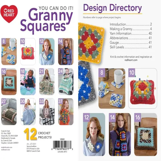 You Can Do Granny Square Crochet Book {5}