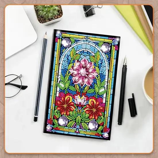 4 Pack Diamond Painting Kits Journals Notebooks for Adults {4}