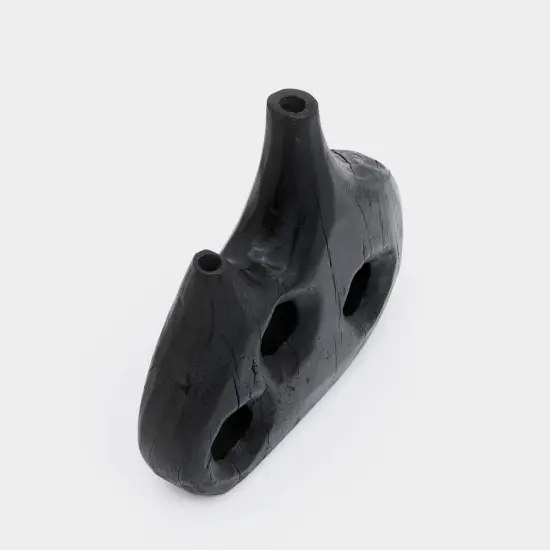 Decorative Rustic Charm Reclaimed Wood Vase-11 inch Height {2}