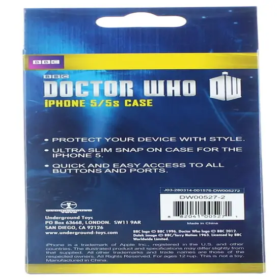 Doctor Who iPhone 5 Hard Snap Case Exterminate You Are The Enemy Of The Daleks {3}