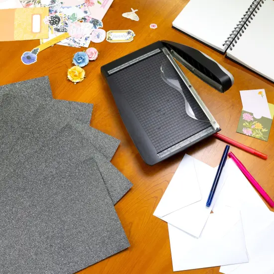 Harmony Diamond Chic Glitter Cardstock 8.5"X11" 20/Pkg-Midnight Masquerade {5}