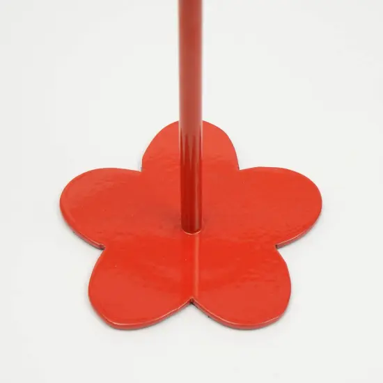 Floral Fusion Candle Holder, Red {5}