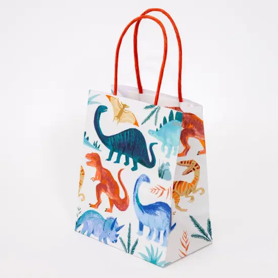 DINOSAUR THEMED FAVOR BAGS {2}