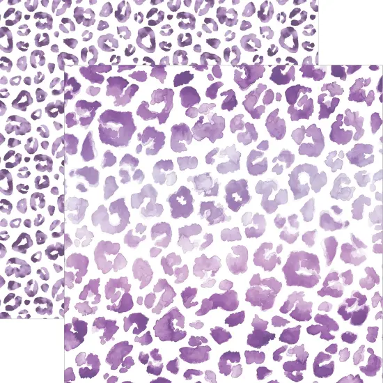 PURPLE COLORWAYS II PATTERN 12 X12 SCRAPBOOK PAPER SET {3}