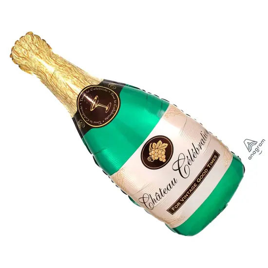 Anagram&reg; Bubbly Wine Champagne Bottle 36 Inch {4}
