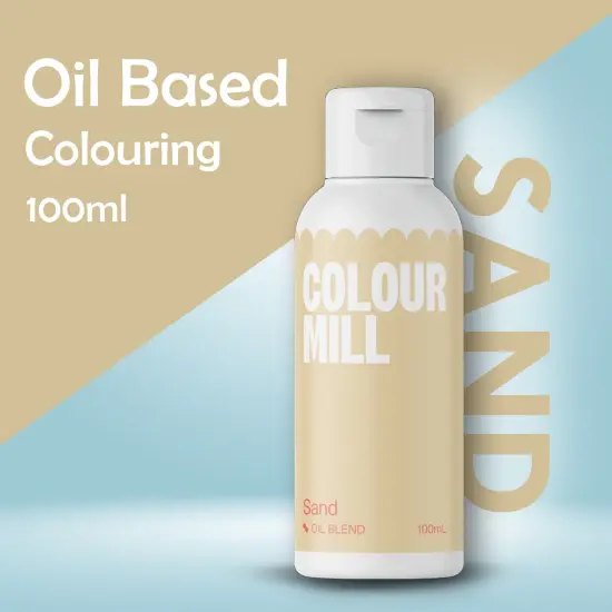 100ml Sand Oil Based Edible Food Colouring for Buttercream Chocolate Baking {3}