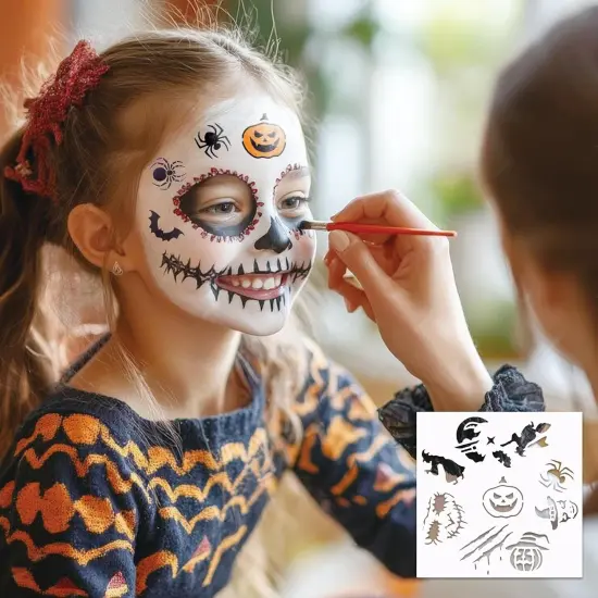 Face Painting Stencils(Art Deco) {4}