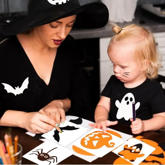Halloween Stencils(15pcs 8in Halloween) {5}