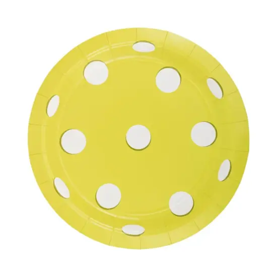 Pickleball Party Plates: Fun Yellow & Green Plates for Lunch & Dinner {1}