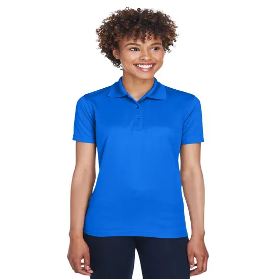 UltraClub&reg; Ladies Cool & Dry Mesh Pique&nbsp;Polo ROYAL {1}