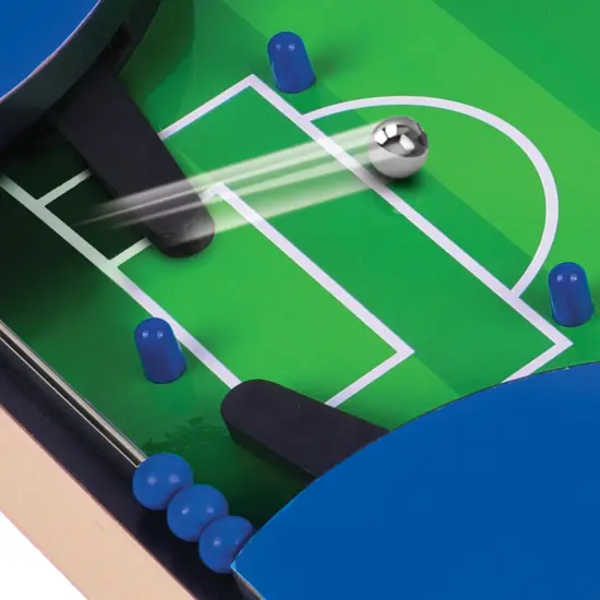 Ambassador Games: Tabletop Soccer Pinball - 20" - Compact Traditional Arcade Game Combined With Sports, Quality Wood, Adults & Kids 5+, 2 Players {5}