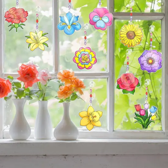 30 Set Spring Craft Kit Suncatchers Kit Spring {4}