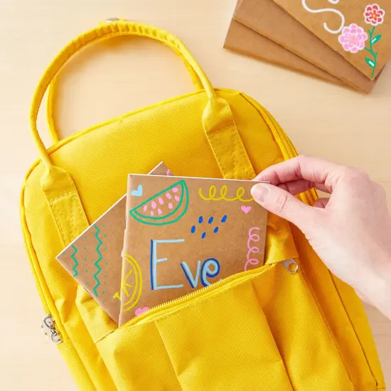 24 Pack Blank Notebook Bulk, Brown Unlined Kraft Paper Journals for Kids Drawing, Sketching, Sketchbooks for Students to Write Stories, Classroom Supplies - A6 4x6 inch Small {3}