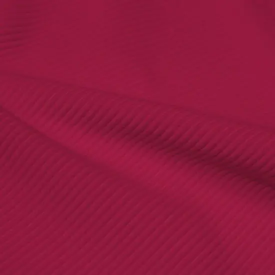 Ribbed Spandex Fabric Dark Magenta {1}