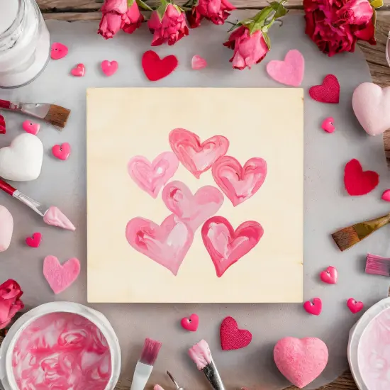 8 Pack Thin 8x8 Wood Squares for DIY Crafts, Unfinished 1/8 Inch Basswood Plywood for Laser Cutting, Wood Burning Brown {2}