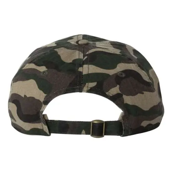 Valucap&reg; Classic Dad Hat Comfortable Relaxed Fit Green Camo {2}