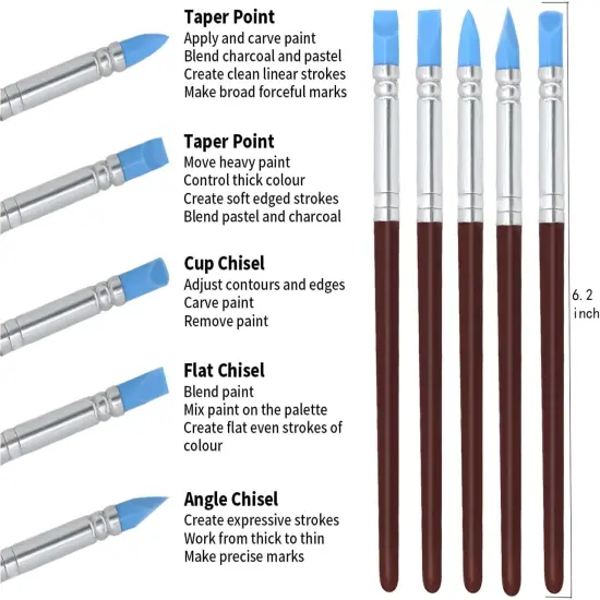 44PCS Ceramic Clay Sculpting Tools Set {5}