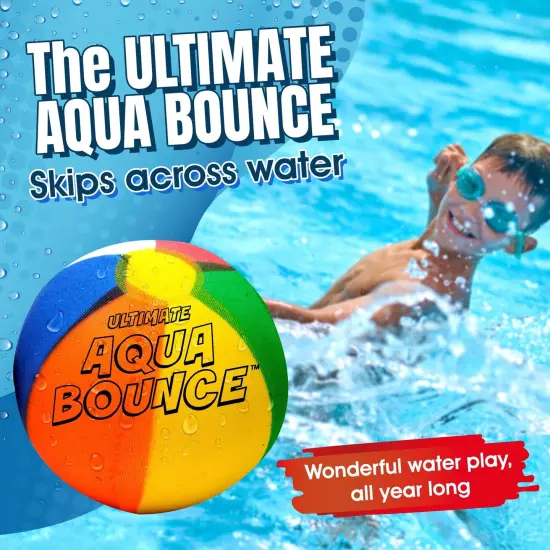 Ultimate Larger 3” Size Skip Balls (Beach Ball) Beach Pool Toys for Kids Ages 3-14Year Old Boys Girls Summer Gifts for Teens Family Water Games Adult Men Women Best Birthday Present {2}