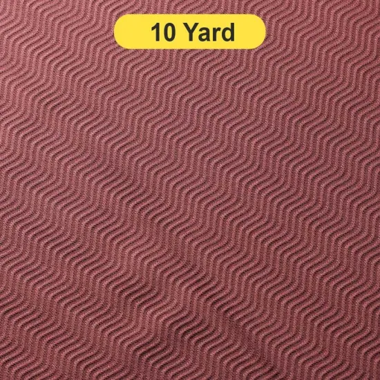 Ziggy Texture Brazilian Nylon Spandex Fabric Rust {1}