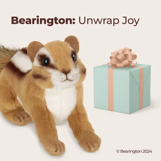 Bearington Collection Chippie Plush Chipmunk Stuffed Animal, 7 Inch, For Ages 1-14 Multicolor {5}