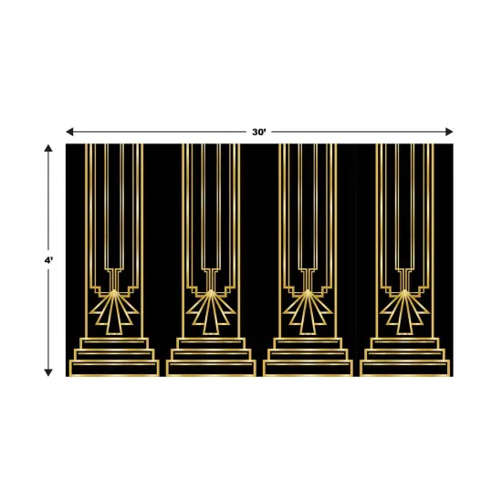 6 Pack Bulk Roaring 20's Party Backdrop {5}